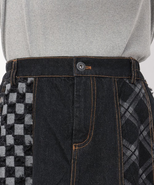 チチカカ(チチカカ)の「デニムパッチスカート(デニムスカート・レディース・ブルー/ブラック・MEDIUM/LARGE)」の15枚目の写真