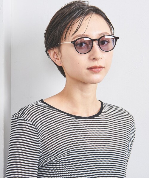 UNITED ARROWS（ユナイテッドアローズ）の「クラウンパント MT/TM サングラス（サングラス・レディース・ダークブラウン/ベージュ・FREE）」の4枚目の写真