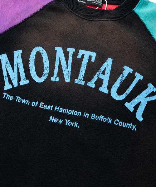 【セール】CUBE SUGAR/キューブシュガー 裏毛スプレー加工ラグランPO（スウェット）｜CUBE SUGAR（キューブシュガー）