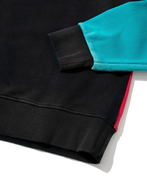 【セール】CUBE SUGAR/キューブシュガー 裏毛スプレー加工ラグランPO（スウェット）｜CUBE SUGAR（キューブシュガー）