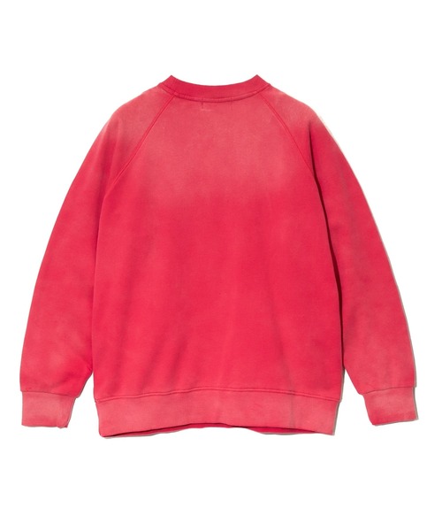 【セール】CUBE SUGAR/キューブシュガー 裏毛スプレー加工ラグランPO（スウェット）｜CUBE SUGAR（キューブシュガー）