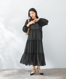 URBAN RESEARCH ROSSO WOMEN | シアーティアードワンピース(ワンピース)