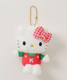 sanrio / サンリオ 】 チェック柄 ハローキティ マスコット