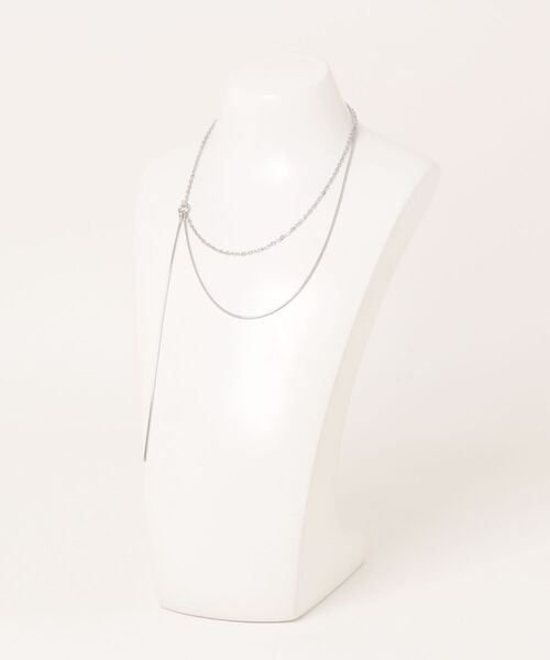 CIAOPANIC TYPY（チャオパニックティピー）の「【2025年S/S新作】lilアシメトリーネックレス（ネックレス・レディース・シルバー/ゴールド・ONE SIZE）」の13枚目の写真