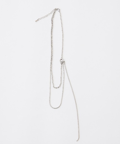 CIAOPANIC TYPY（チャオパニックティピー）の「【2025年S/S新作】lilアシメトリーネックレス（ネックレス・レディース・シルバー/ゴールド・ONE SIZE）」の10枚目の写真