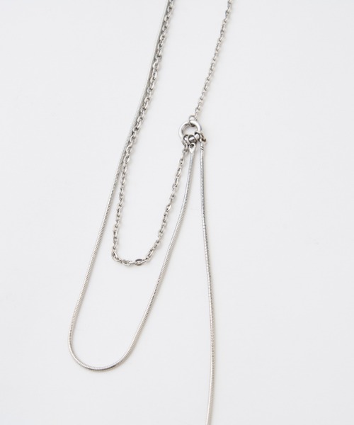 CIAOPANIC TYPY（チャオパニックティピー）の「【2025年S/S新作】lilアシメトリーネックレス（ネックレス・レディース・シルバー/ゴールド・ONE SIZE）」の12枚目の写真