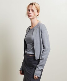 ATTISESSION | ＜ATTISESSION＞コットンナイロンシルク ジップ カーディガン(カーディガン/ボレロ)