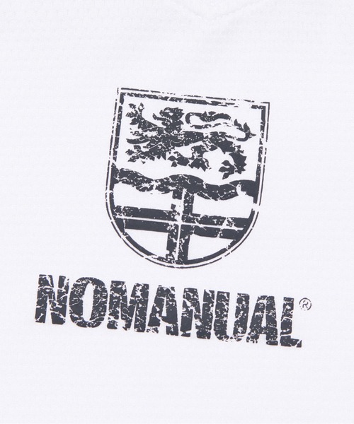 NOMANUAL(NOMANUAL)の「A'GEM/9 × .kom 『NOMANUAL/ノーマニュアル』 CRACKED LINE LONG SLEEVE UNIFORM/クラックドラインロングスリーブユニフォーム(Tシャツ/カットソー・レディース・ブラック/ホワイト・L)」の21枚目の写真