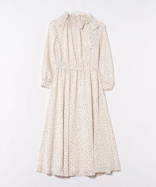 1美品　ストロベリーフィールズ　サテン　プリーツ　ロングワンピース　オケージョン STRAWBERRY-FIELDS - 1美品 ストロベリーフィールズ サテン