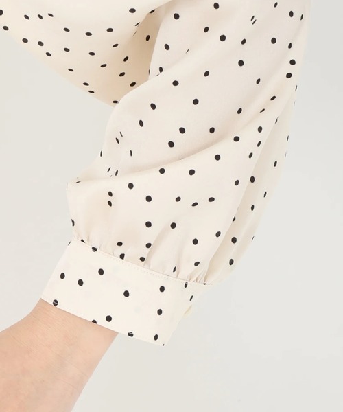 セール】スパンサテンドット ワンピース（ワンピース）｜STRAWBERRY