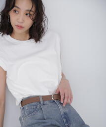 FREE'S MART | USAコットンフレンチスリーブTシャツ(Tシャツ/カットソー)