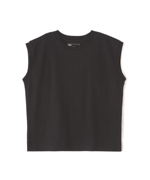 FREE'S MART（フリーズマート）の「USAコットンフレンチスリーブTシャツ（Tシャツ/カットソー・レディース・イエロー/ネイビー/ブラック/ホワイト・FREE）」の5枚目の写真