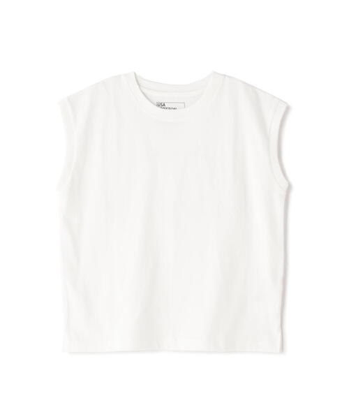 FREE'S MART（フリーズマート）の「USAコットンフレンチスリーブTシャツ（Tシャツ/カットソー・レディース・イエロー/ネイビー/ブラック/ホワイト・FREE）」の13枚目の写真