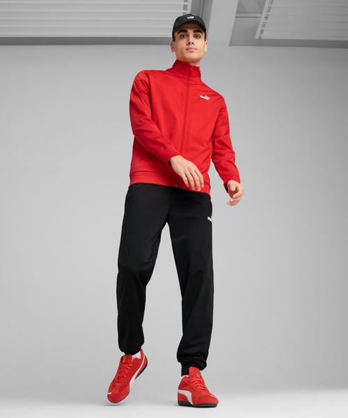 PUMA 赤 ジャージ Lサイズ プーマ PUMA ジャージ セットアップ ジャケット パンツ 赤 レッド size