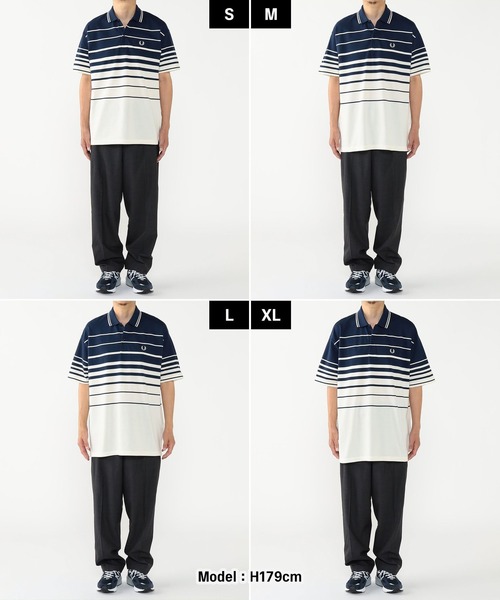 セール】【別注】FRED PERRY / リラックス ストライプ ピケ