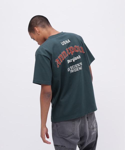 国内発送【AVIREX】アナポリス 半袖Tシャツ 直営店限定》ANNAPOLIS T-SHIRT / アナポリス 半袖Tシャツ