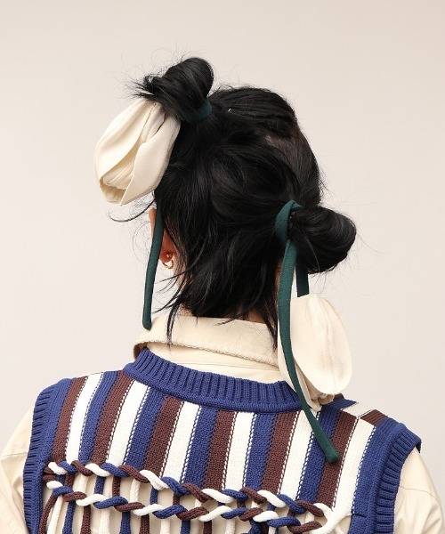 Tulip Hair Ribbon（シュシュ）｜leinwande（ラインヴァンド）の