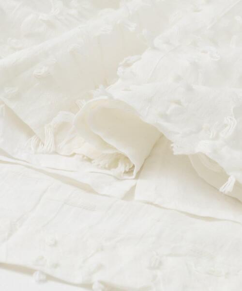 かぐれ（カグレ）の「フリンジカットジャガードスカート（スカート・レディース・ブラック/オフホワイト・FREE）」の13枚目の写真