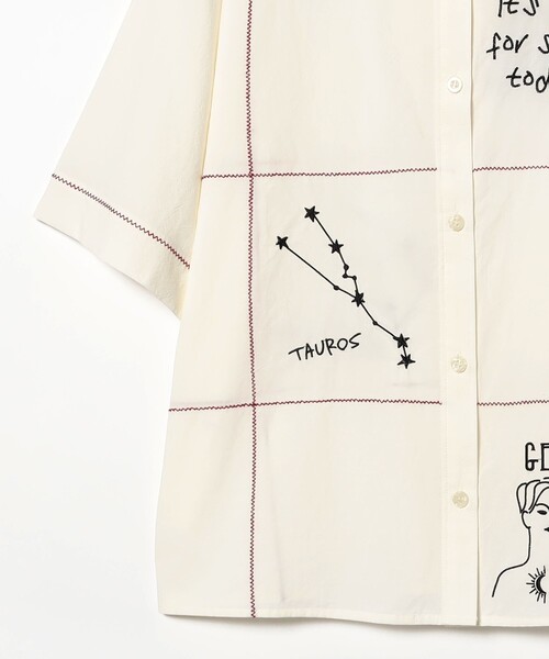 ブラウス シャツ ブロック 刺繍 シャツ レディース セール】ブロック 刺繍 シャツ（シャツ/ブラウス）｜B:MING by