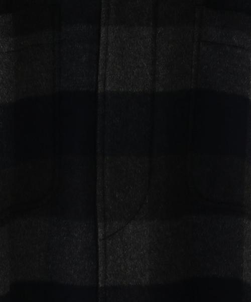 Steven Alan（スティーブンアラン）の「＜Steven Alan＞ RVR/MLTN BAL/COL GOWN/ｶﾞｳﾝ◆（ステンカラーコート・メンズ・ダークグリーン/ダークグレー・LARGE/X-LARGE/SMALL/MEDIUM）」の14枚目の写真