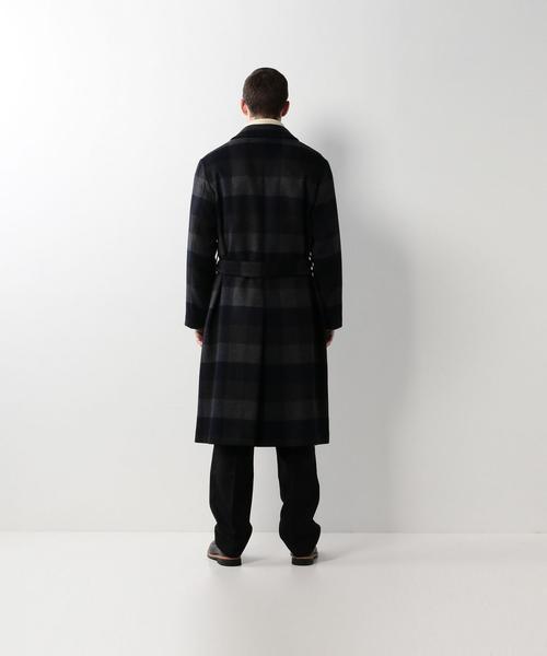 Steven Alan（スティーブンアラン）の「＜Steven Alan＞ RVR/MLTN BAL/COL GOWN/ｶﾞｳﾝ◆（ステンカラーコート・メンズ・ダークグリーン/ダークグレー・LARGE/X-LARGE/SMALL/MEDIUM）」の10枚目の写真