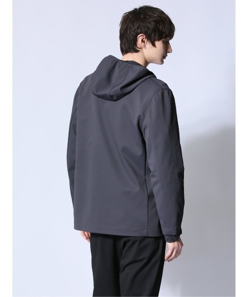 m.f.editorial（エムエフエディトリアル）の「【ストレッチ ウォッシャブル】m.f.エディトリアル メンズ circle motion JERSEY ノーカラージャケット(セットアップ可能)（カーディガン/ボレロ・メンズ・ブラック/グレー系その他2・MEDIUM/LARGE/X-LARGE）」の22枚目の写真