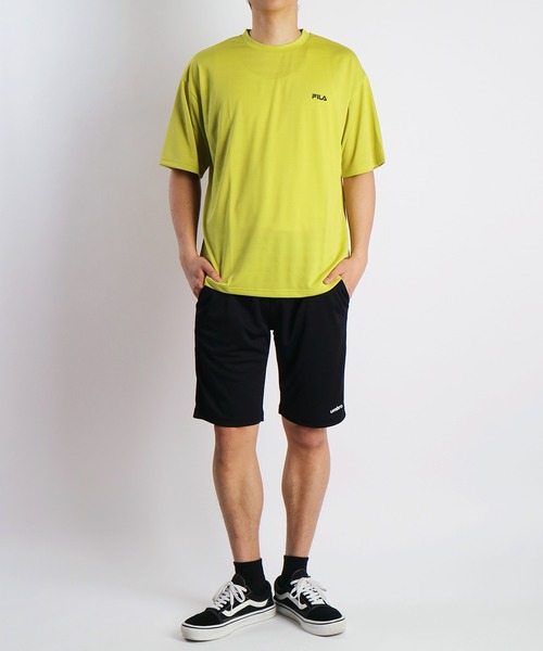 FILA GOLF メッシュカモフラジャガード半袖シャツ kg5 FILA GOLF tシャツ GOLF/フィラゴルフ ゴルフウェア ブランド