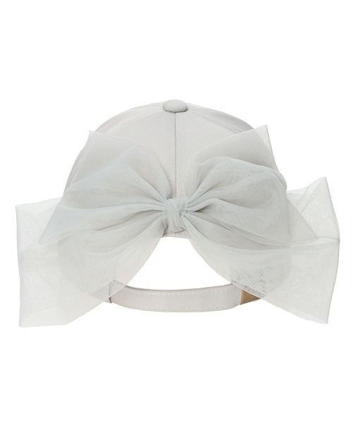 F i.n.t（フィント）の「バックチュールリボンキャップ/ fint　フィント（キャップ・レディース・アイボリー/ライトグレー・FREE）」の10枚目の写真