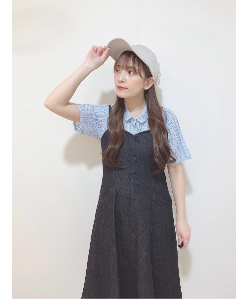 F i.n.t（フィント）の「バックチュールリボンキャップ/ fint　フィント（キャップ・レディース・アイボリー/ライトグレー・FREE）」の15枚目の写真