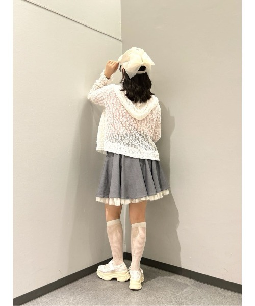 F i.n.t（フィント）の「バックチュールリボンキャップ/ fint　フィント（キャップ・レディース・アイボリー/ライトグレー・FREE）」の18枚目の写真