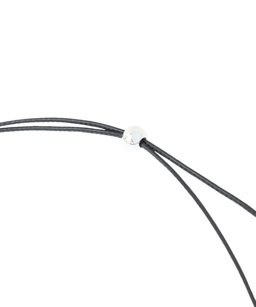 Green　Parks（グリーンパークス）の「everywalk.カーブパイプチョーカー（ネックレス・レディース・ブラック/ベージュ・FREE）」の4枚目の写真