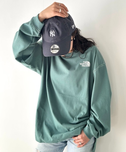 THE NORTH FACE(ザノースフェイス)の「国内未発売 THE NORTH FACE(ザ・ノースフェイス)/ワンポイント ロゴ刺繍 ステッチ 切り替え 長袖 ロンT/ESSENTIAL L/S R/TEE(Tシャツ/カットソー・レディース・ブラック/グリーン/ホワイト/ブルー/ブラック系その他/ホワイト系その他・L/M/XXL/XL)」の13枚目の写真
