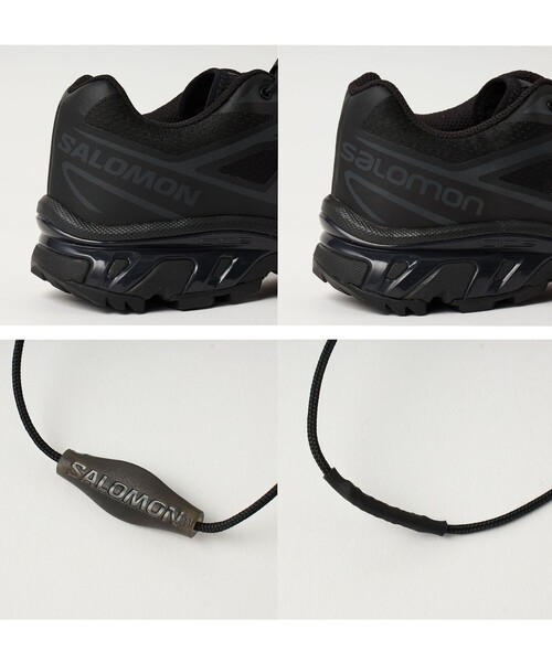 美品 Salomon XT-6 スニーカー ローカット ブラック 23cm XT-6(23.0cm Black×Black×Phantom): Salomon