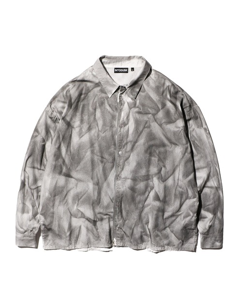 C.E.L.STORE(セルストア)の「INTODUSK / イントゥダスク MARBLED SHIRT マーブルシャツ(シャツ/ブラウス・メンズ・グレー・MEDIUM)」の2枚目の写真