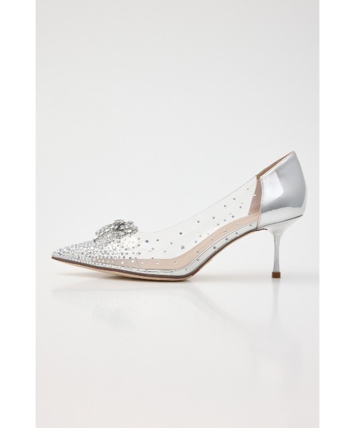 STACCATO（スタッカート）の「ドルチェクリアリボンパンプス（パンプス・レディース・クリア・23cm/23.5cm/24cm/24.5cm/22.5cm）」の4枚目の写真