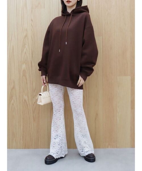 EVRIS（エヴリス）の「【ウエストゴム・2サイズ】レースフレアパンツ（その他パンツ・レディース・ブラック/ホワイト・SMALL/MEDIUM）」の22枚目の写真