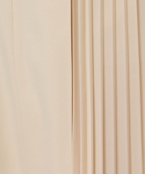 mysty woman（ミスティウーマン）の「サイドプリーツジャンスカ  328258（ジャンパースカート・レディース・アイボリー/チャコールグレー/ダークベージュ・FREE）」の20枚目の写真