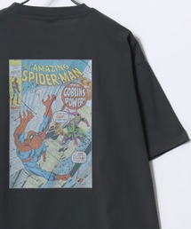 2026SS MARVEL/マーベル スパイダーマン キャプテン・アメリカ アメコミ ヴィンテージ フロント/バックプリント 半袖Tシャツ レディース メンズ