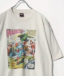 MARVEL | 2026SS MARVEL/マーベル スパイダーマン キャプテン・アメリカ アメコミ ヴィンテージ フロント/バックプリント 半袖Tシャツ レディース メンズ(Tシャツ/カットソー)
