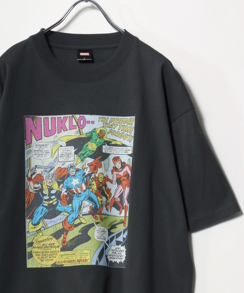 MARVEL(マーベル)の「2026SS MARVEL/マーベル スパイダーマン キャプテン・アメリカ アメコミ ヴィンテージ フロント/バックプリント 半袖Tシャツ レディース メンズ(Tシャツ/カットソー・メンズ・アイボリー/ブラック系その他/スミクロ/ホワイト系その他/ホワイト系その他3/ホワイト系その他2/ブラック系その他3/ブラック系その他2・M/L/LL)」の7枚目の写真