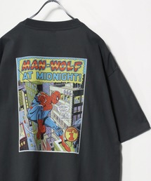 MARVEL（マーベル）の「2026SS MARVEL/マーベル スパイダーマン キャプテン・アメリカ アメコミ ヴィンテージ フロント/バックプリント 半袖Tシャツ レディース メンズ（Tシャツ/カットソー）」