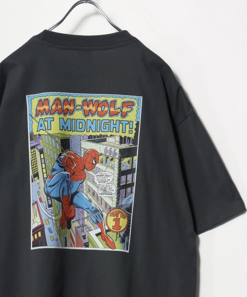 MARVEL(マーベル)の「2026SS MARVEL/マーベル スパイダーマン キャプテン・アメリカ アメコミ ヴィンテージ フロント/バックプリント 半袖Tシャツ レディース メンズ(Tシャツ/カットソー・メンズ・アイボリー/ブラック系その他/スミクロ/ホワイト系その他/ホワイト系その他3/ホワイト系その他2/ブラック系その他3/ブラック系その他2・M/L/LL)」の8枚目の写真