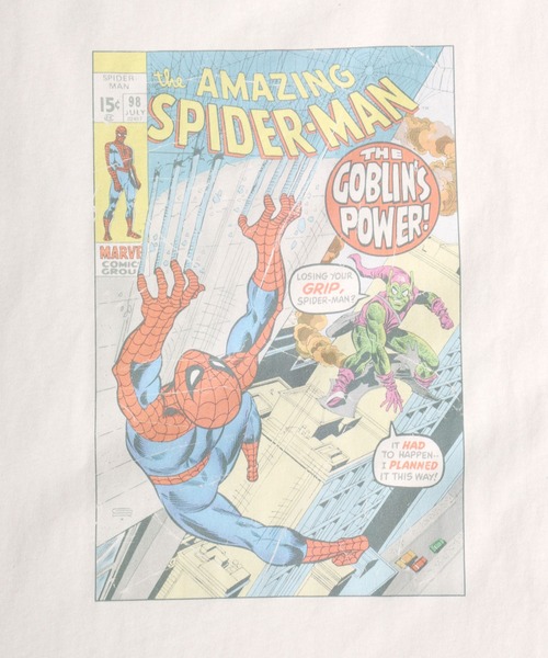 MARVEL(マーベル)の「2026SS MARVEL/マーベル スパイダーマン キャプテン・アメリカ アメコミ ヴィンテージ フロント/バックプリント 半袖Tシャツ レディース メンズ(Tシャツ/カットソー・メンズ・アイボリー/ブラック系その他/スミクロ/ホワイト系その他/ホワイト系その他3/ホワイト系その他2/ブラック系その他3/ブラック系その他2・M/L/LL)」の11枚目の写真