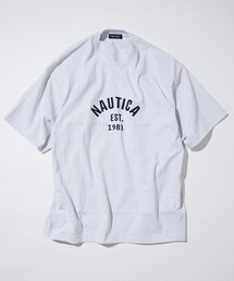 NAUTICA(m[eBJ)NAUTICA/m[eBJ Felt Patch Arch Logo S/S Tee/tFgpb` A[`S V[gX[uTVc(TVc/Jbg\[)