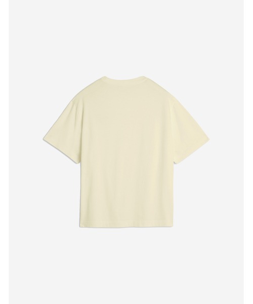 Maison Kitsune（メゾンキツネ）の「MAISON KITSUNE HANDWRITING EMBROIDERY OVERSIZE TEE（Tシャツ/カットソー・メンズ・ライトイエロー/ブルー系その他/グレー/ブラック×ホワイト/ホワイト×ブラック・XS/S/M/L/XL/XXS/XXL）」の6枚目の写真