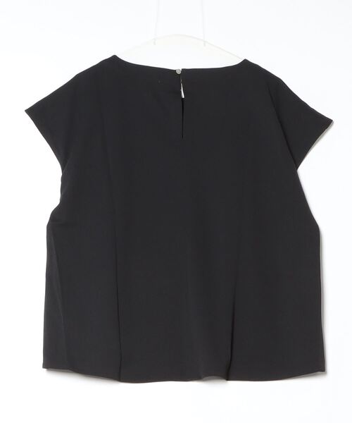 Aletta vita(アレッタビータ)の「カットジョーゼットサイドタックフレンチプルオーバー(Tシャツ/カットソー・レディース・ダークベージュ/ブラック/グレー・FREE)」の12枚目の写真