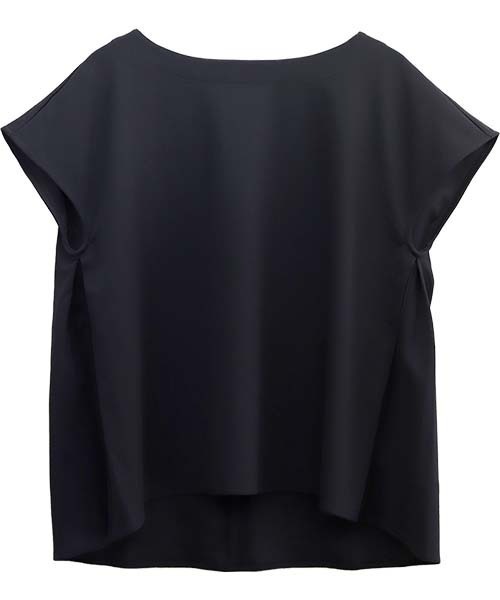 Aletta vita(アレッタビータ)の「カットジョーゼットサイドタックフレンチプルオーバー(Tシャツ/カットソー・レディース・ダークベージュ/ブラック/グレー・FREE)」の9枚目の写真