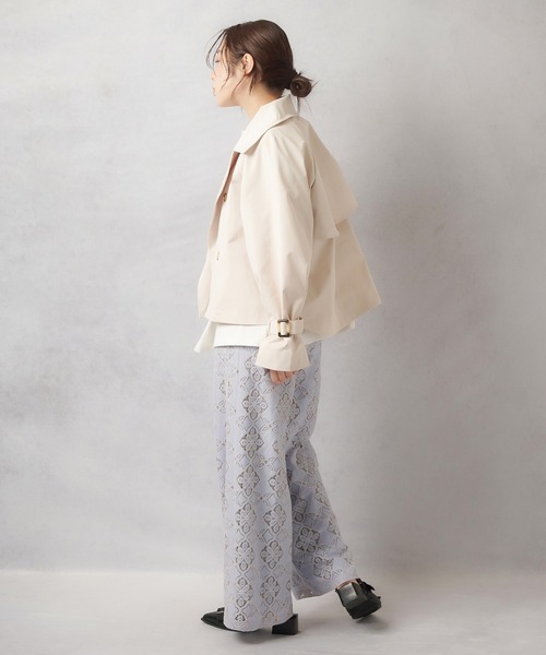 ルルウィルビー♡パフスリーブショートトレンチコート LOULOU WILLOUGHBY（ルルウィルビー）｜トレンチコート一覧 - WEAR