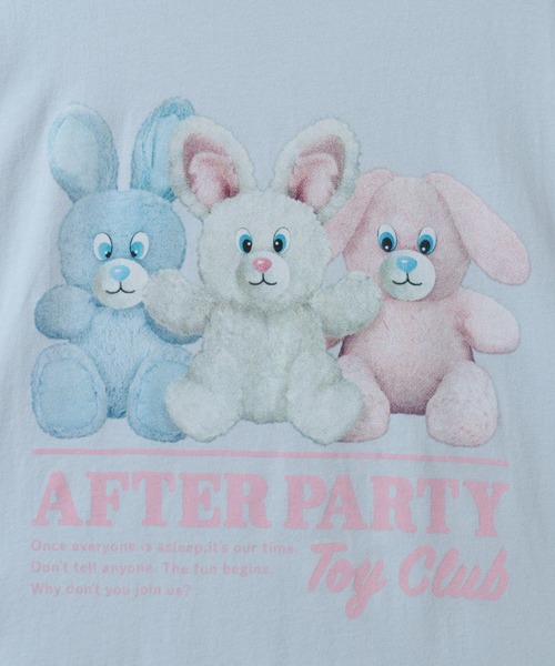 Candy Stripper（キャンディストリッパー）の「AFTER PARTY BIG Tシャツ（Tシャツ/カットソー・レディース・ライトブルー/オフホワイト/ホワイト系その他/ピンク・FREE）」の5枚目の写真