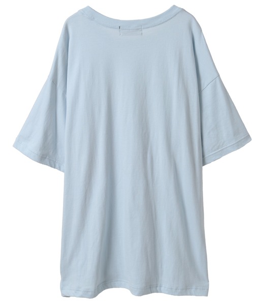 Candy Stripper（キャンディストリッパー）の「AFTER PARTY BIG Tシャツ（Tシャツ/カットソー・レディース・ライトブルー/オフホワイト/ホワイト系その他/ピンク・FREE）」の9枚目の写真